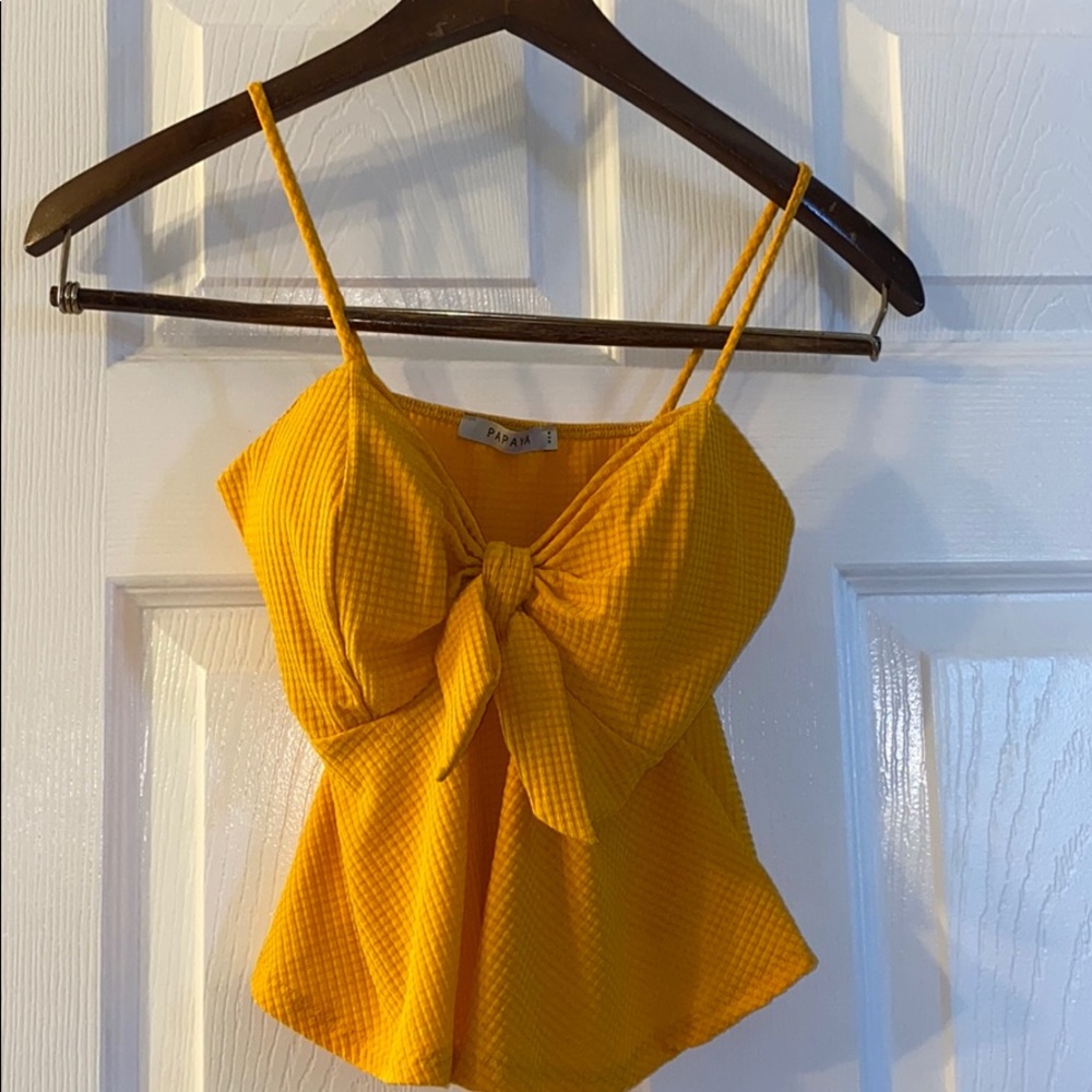 Papaya Yellow Blouse